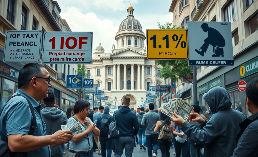 Image relative à la réduction de l'IOF sur les transactions de change par le Congrès national.