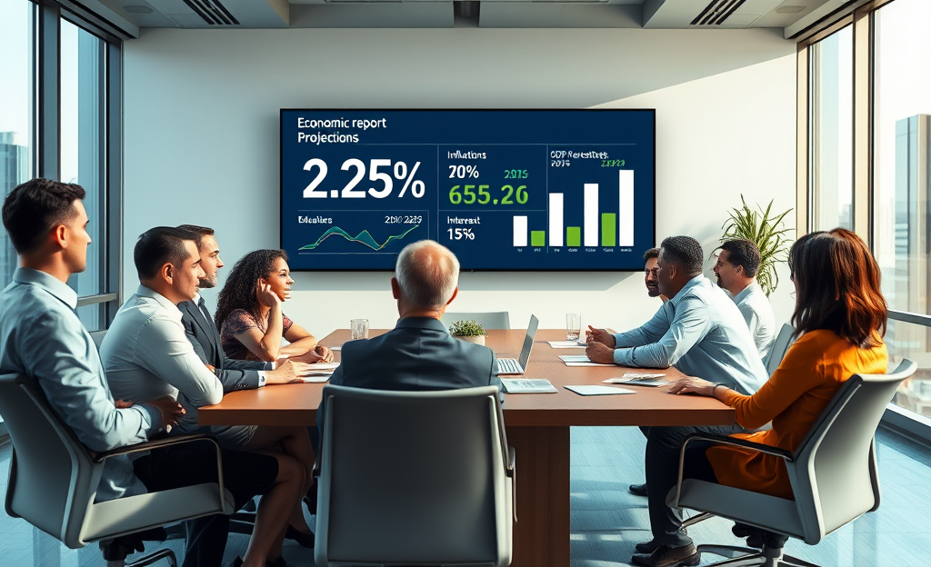 Gráfico representando a projeção de crescimento do PIB e inflação conforme o Boletim Focus.