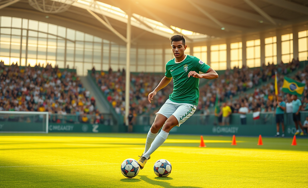 Andreas Pereira, meio-campista do Palmeiras, expressando otimismo sobre a temporada de 2026