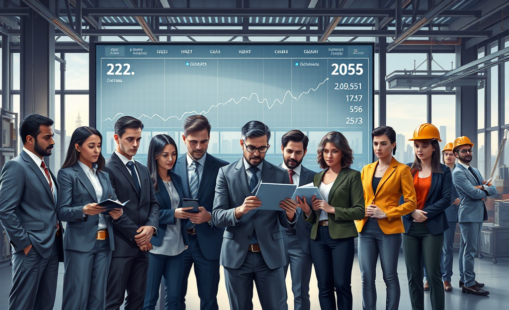 Gráfico mostrando a queda no Índice de Confiança do Empresário Industrial (ICEI) em 2025, com foco na comparação entre setores.