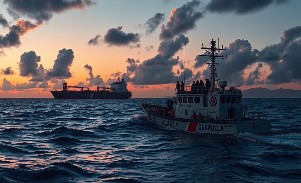 Aumento dos preços do petróleo devido à interceptação de um navio petroleiro pelos EUA.