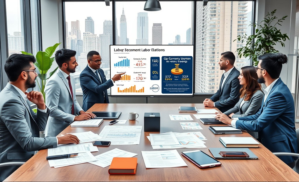 Debates no Direito do Trabalho em 2025, abordando temas como pejotização, uberização e novas diretrizes trabalhistas.