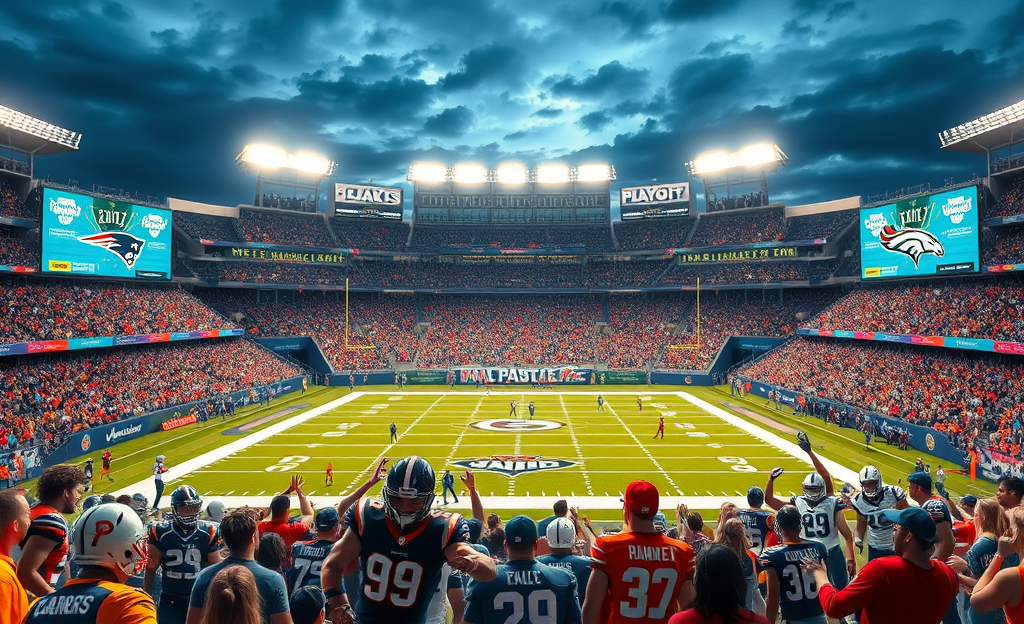 Times classificados para os playoffs da NFL 2025-26 e seus confrontos