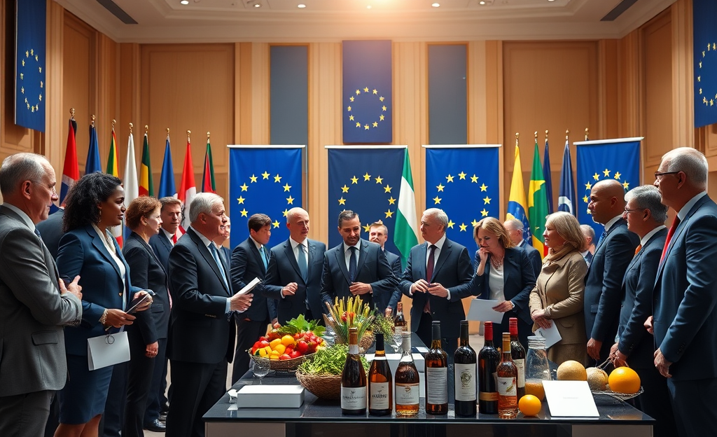 Acordo entre União Europeia e Mercosul oferece novas oportunidades de comércio e crescimento econômico.