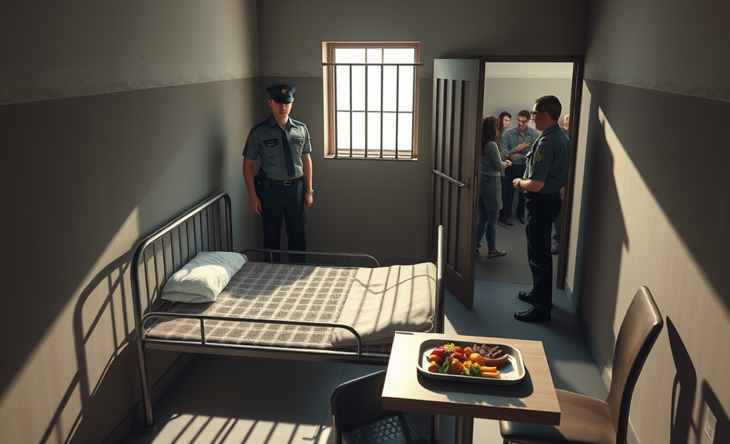 Jair Bolsonaro in Papudinha prison with privileges during his detention.