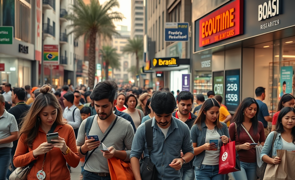 Gráfico mostrando a inadimplência no rotativo do cartão de crédito e seus impactos nas finanças familiares.