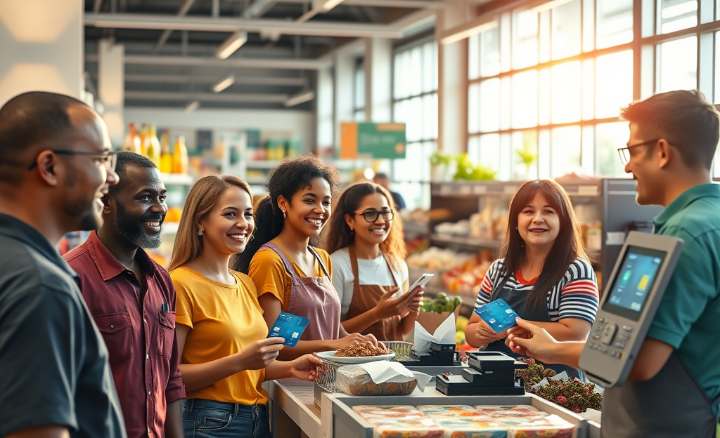 Imagem ilustrativa sobre as novas diretrizes do vale-alimentação e vale-refeição, destacando a economia e os benefícios para trabalhadores.