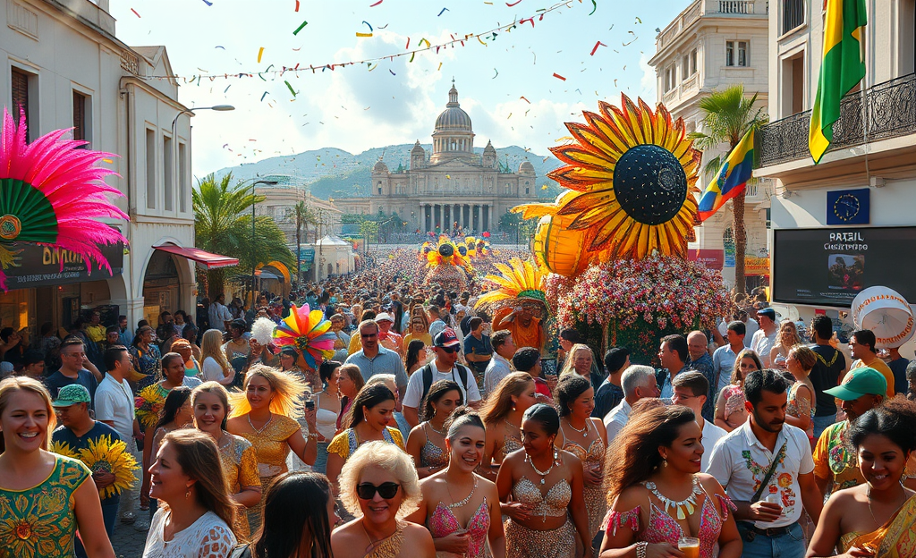 Carnaval de 2026 no Brasil com impacto econômico significativo.