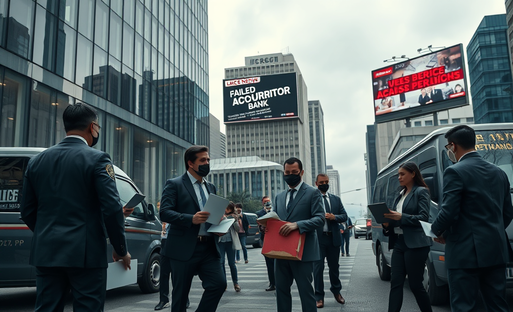 Imagem ilustrativa da Operação Fallax investigando fraudes bancárias.