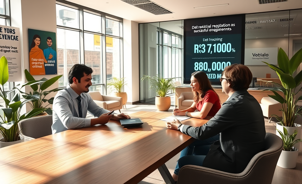 Imagem que representa a renegociação de dívidas com o Banco do Brasil, visando ajudar clientes a melhorarem sua saúde financeira.