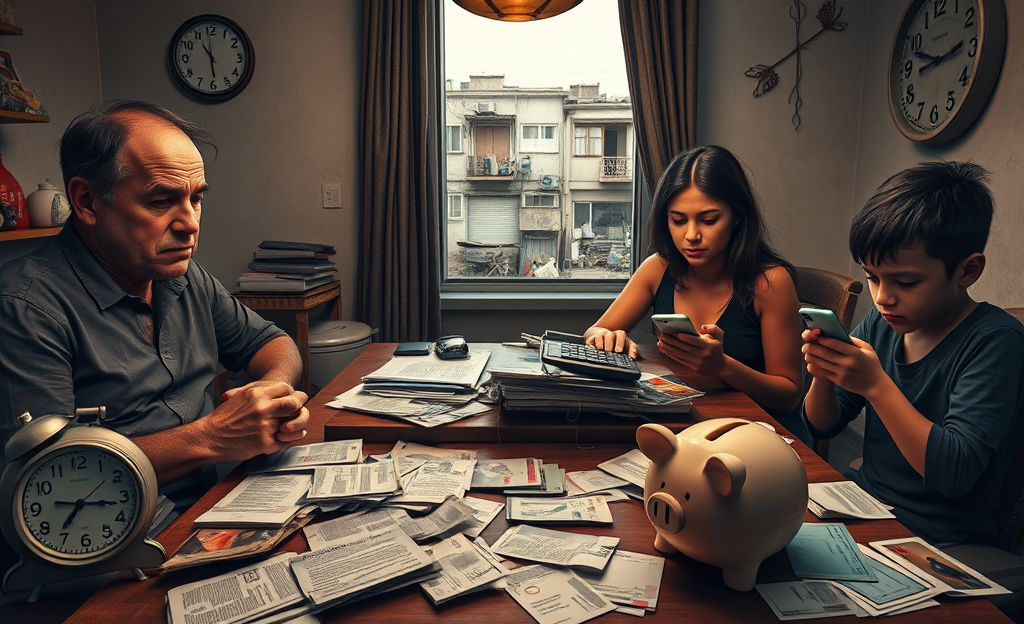 Famílias brasileiras enfrentam recorde de endividamento, com 82 milhões de pessoas inadimplentes, e altas taxas de juros impactando a renda familiar.