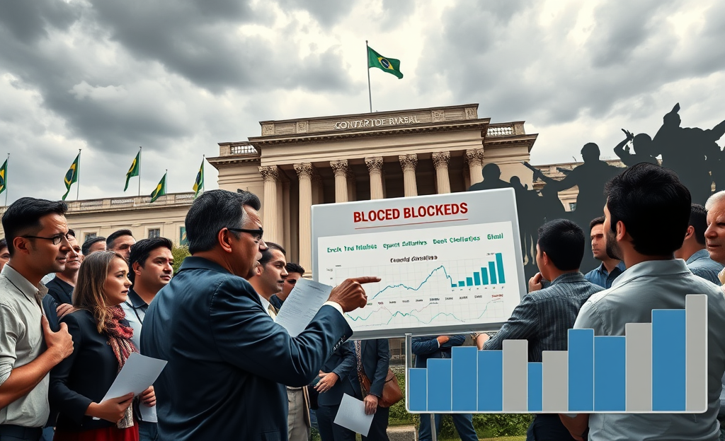 Imagem ilustrativa sobre o bloqueio de plataformas de apostas preditivas pelo governo brasileiro.