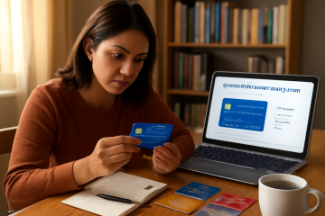 Imagem que representa a confiabilidade de um cartão de crédito, com elementos visuais que ilustram segurança financeira.