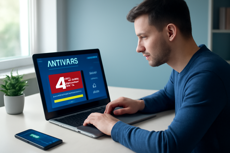 Imagem de aplicativos antivírus com proteção completa para dispositivos móveis.